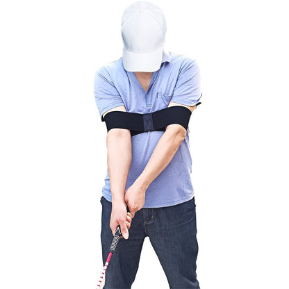 1pc Black Golf Swing Action Posture Corrector for Outdoor Sports Training